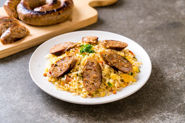 Fried Rice with Notrhern Thai Spicy Sausage