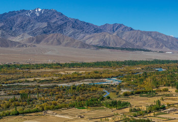 LEH, JAMMU & KASHMIR - INDIA - along the Indus Valley, right at the border with Pakistan and China, between monasteries, rivers, lakes, and blue skies
