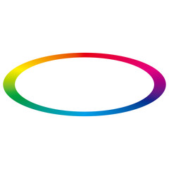 背景　円　レインボー