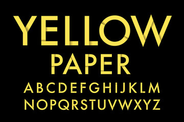 yellow paper