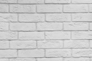 Abstract white brick wall texture for background