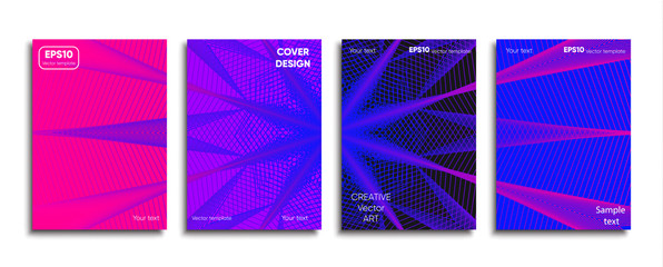Creative colored cover. Cover design.
