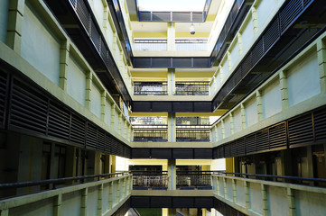 inner apartment up view from corridor © oni