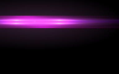 Abstract minimal motion blur violet light background on black