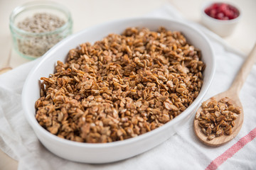 Selbstgemachte Müsli Mischung 