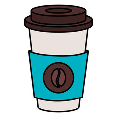 coffee in plastic cup icon