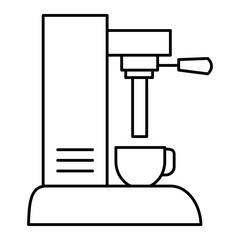 coffee machine isolated icon vector illustration design
