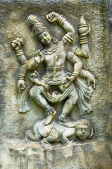 Carved idol of Lord Shiva, Sant Darshan Museum, Hadashi