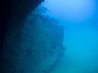 ship wreck Hilma Hooker Bonaire island caribbean sea underwater