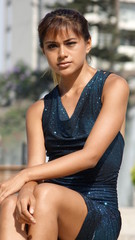 Sitting Beautiful Girl