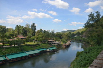 Fototapeta premium Death Railway Bridge Kanchanaburi Thailand