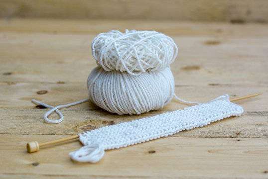 Strickwerk aus weicher Wolle
