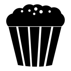 sweet cupcake isolated icon