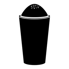iced delicious coffee icon