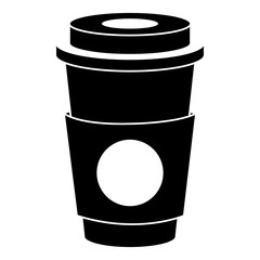 coffee in plastic cup icon