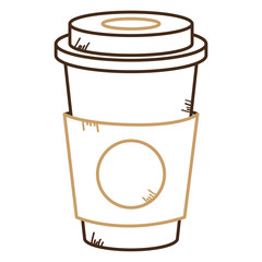 coffee in plastic cup icon
