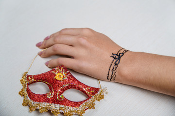Mehendi Picture on Hand