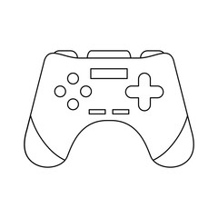 Gamepad for videogames icon vector illustration graphic design