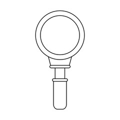 Magnifying glass symbol icon vector illustration graphic design