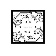 Circuit board, technology background. Vector illustration. EPS 10.