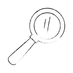 magnifying glass isolated icon