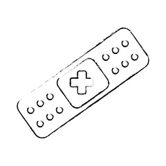 cure band isolated icon