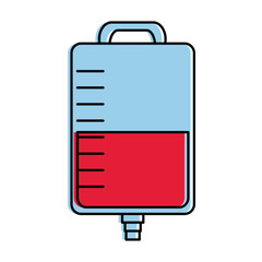 blood bag donation icon