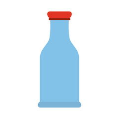 Glass bottle isolated icon vector illustration graphic design