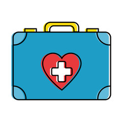 medical kit isolated icon