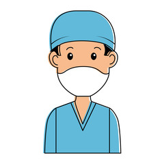 surgeon doctor avatar character icon