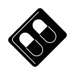 capsules medicine isolated icon