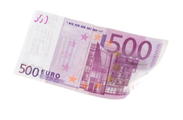 euro isolated on white