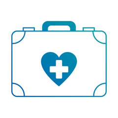 medical kit isolated icon