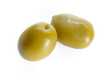 olive isolated on white