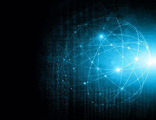 Best Internet Concept of global business.Technological background. Rays  symbols Wi-Fi,  of the Internet, television, mobile and satellite communications