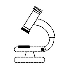 microscope medical isolated icon vector illustration design