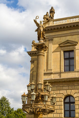 Concert and gallery building Rudolfinum in Prague, Czech Republic