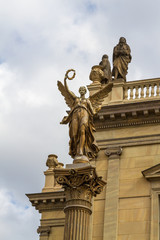 Concert and gallery building Rudolfinum in Prague, Czech Republic.