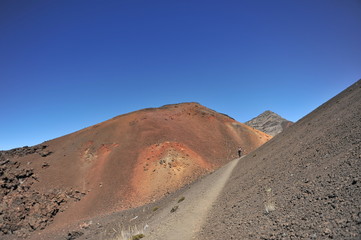 
Extinct volcanoes in the Halekala National Park on the Hawaiian island of Maui