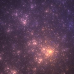 Fractal generated abstract colored outer space background