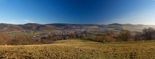Panorama Thüringer Wald bei Floh-Seligenthal