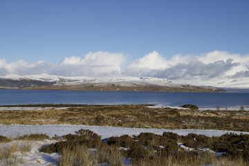 Snowy Isle of Raasay