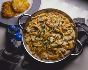 Züricher Geschnetzeltes mit Rösti