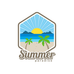 beach time tropical island summer vacation