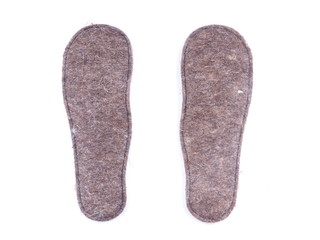 insole for shoes on a white background