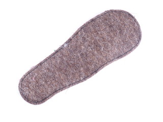 insole for shoes on a white background