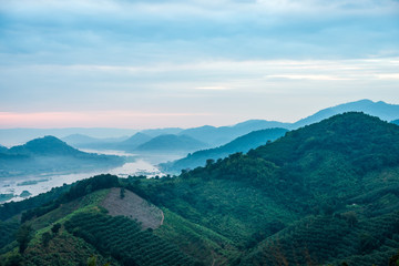 Landscape from the top of mountain