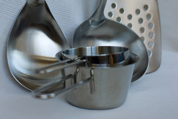 Composition of cook kitchen instruments. CU.
