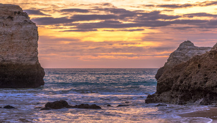 Fototapeta na wymiar Sun set Algarve