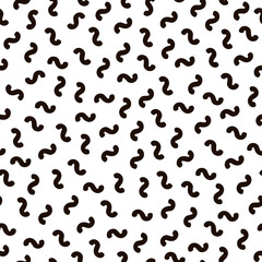 Retro design style. 80s - 90s years. Seamless pattern.